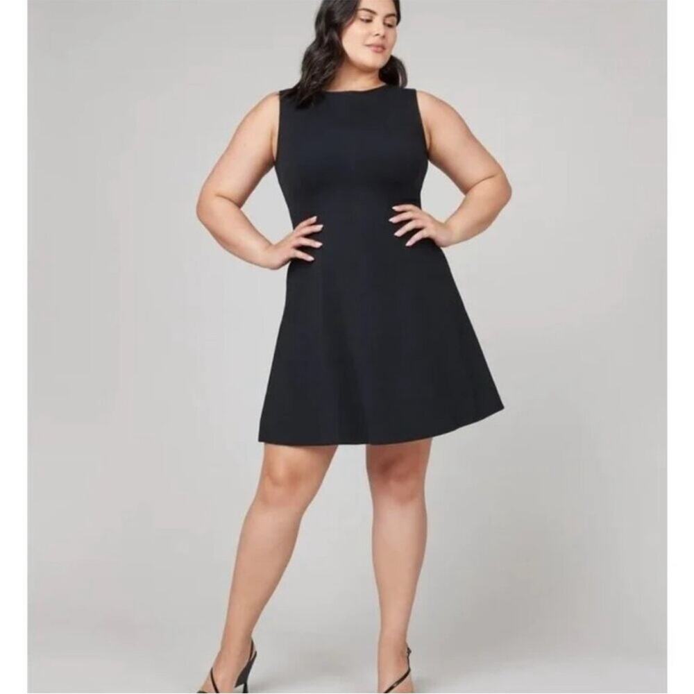 NWT‎ Spanx perfect fit and flare dress black sz 3X